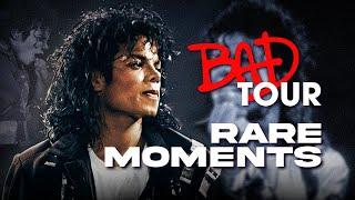 RARE MOMENTS from the Michael Jacksons BAD TOUR  Michi
