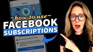 Facebook Subscriptions FOR BEGINNERS Full Guide