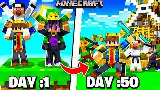 100 Days In Minecraft Oneblock With Friends  Part 1