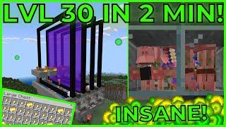 NEW INSANE 1.20 GOLD XP FARM for MINECRAFT BEDROCK Edition  BEST EXP FARM  LVL 30 in 1 MIN 45 SEC