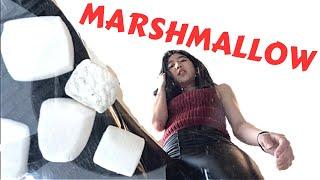 ASMR Giantess POV Trampling Marshmallows With Heels & Shoes  女巨人踩棉花糖