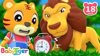 Hickory Dickory Dock ⏰  Songs for Kids  Nursery Rhymes  Animals Songs - BabyTiger