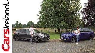 Ford Focus Vs Seat Leon ST e-Hybrid Review  CarsIreland.ie