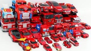 Red Color Transformers HelloCarbot Tobot Miniforce 40 Vehicle Transformation Robot Car Toys
