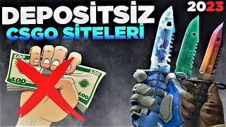 CSGO 2023 BEDAVA SKİN ALABİLECEĞİNİZ TÜM SİTELER  CSGO DEPOSİTSİZ SİTELER 2023