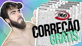 COMO CORRIGIR REDAÇÕES DE GRAÇA