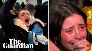 Argentina fans celebrate Copa América victory as Colombia supporters are left heartbroken