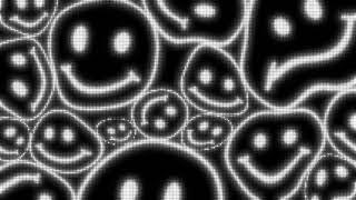 White Warped LED Smiley Face Background  1 Hour Looped HD