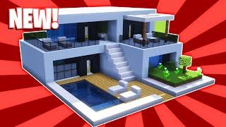 Minecraft  How To Build a Small Modern House Tutorial #41