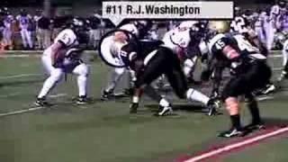 Highlights of DE R.J. Washington #14 on TAKKLESIs Top 100