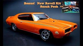 1969 Pontiac GTO The Judge 124 Scale Model Kit Build How To Assemble Paint REVELL NEW KIT PREVIEW