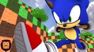 LA NUEVA AVENTURA DE SONIC EN MINECRAFT  SONIC EN MINECRAFT #1 LEON PICARON