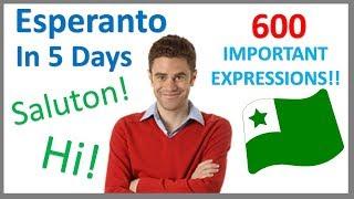 Learn Esperanto in 5 Days - Conversation for Beginners