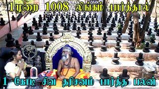 1 முறை 1008 லிங்கம் பார்த்தால் 1 கோடி சிவலிங்கம் பார்த்த பலன் கிடைக்கும் தவறவிடாதீர்கள் ShivaLingam