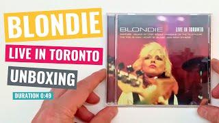 Blondie – Live In Toronto - Unboxing