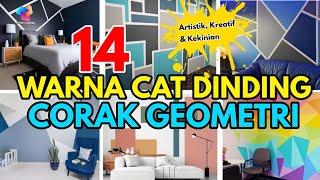 14 WARNA CAT CORAK GEOMETRI -ARTISTIK- KREATIF- KEKINIAN