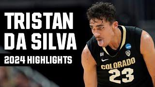 Tristan da Silva 2024 NCAA tournament highlights