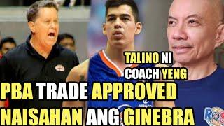 BREAKING PBA TRADE APPROVED  GINEBRA NAISAHAN  TIONGSON SA MERALCO BOLTS NA 