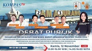 LIVE Debat Publik Pasangan Calon Bupati dan Wakil Bupati Minahasa Selatan 2020