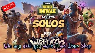 Fortnite Battle Royale Customs  *win any skin you want*