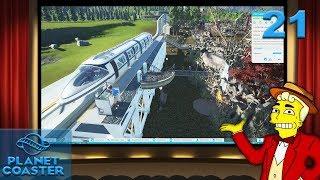 Planet Coaster #21  ¡¡Monorraíl  Parque sobre Cine