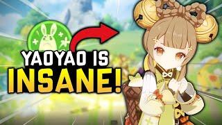 BEST 4-STAR IN A LONG TIME Complete F2P Yaoyao Build Guide Best Teams Weapons Artifacts Genshin