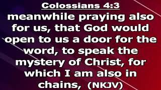 Intercessory Prayer Service  13-09-2024