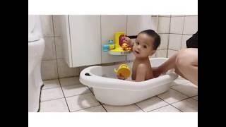◤海鹽體驗◢【B.Duck 香港潮牌小黃鴨】戲水轉轉花灑兒童洗澡玩具