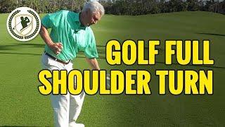 IMPROVE YOUR BACKSWING - FULL SHOULDER TURN DRILLS FOR GOLF