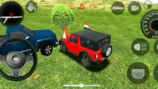 Thar wala game  Mahindra Black Thar  Indian Car Simulator 3D  Android Gameplay 