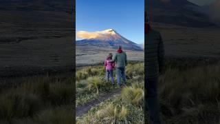 Morning sun over Cotopaxi Volcano