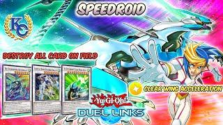 KC CUP SPEEDROID  With New Card Clear Wing Rider & Destroy Card On Field Yu-Gi-Oh Duel Links