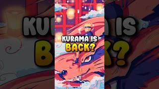 The Shocking Return Of Kurama - Explained  #naruto #kurama #shorts