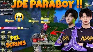 Paraboys New Journey in Team JDE Paraboy And MingSkr Dominating PEL Scrims️