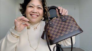 Louis Vuitton Alma BB in Damier  Ebene Unboxing  Eden’s Vlog