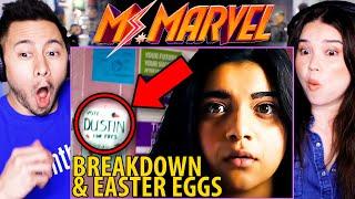 MS MARVEL TRAILER BREAKDOWN - Reaction  Easter Eggs & Details You Missed  New Rockstars