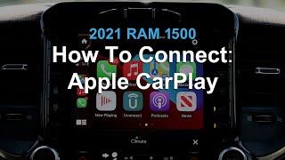 2021 RAM 1500  How to Connect to Apple CarPlay  Rairdon Automotive Group