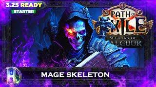 PoE 3.25 MAGE SKELETON GUARDIAN - BUILD REVIEW - PATH OF EXILE SETTLERS OF KALGUUR - POE BUILDS