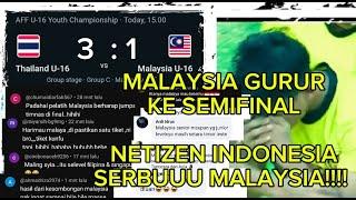Malaysia Diserbuuu Netizen Indonesia usai Kalah melawan Thailand 3-1
