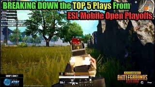 BREAKING DOWN 5 Epic PUBG Mobile Plays - ESL Mobile Open Playoffs with DerekG - Watch and Learn