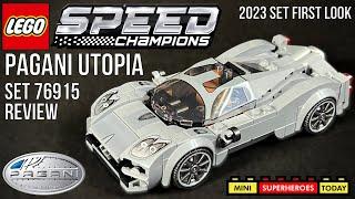 REVIEW LEGO Pagani Utopia - 2023 Speed Champions Set 76915