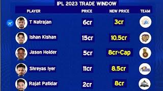 IPL 2023 - 4 More Players Added to First IPL 2023 Trade Window