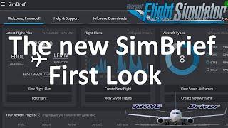 The New SimBrief Website First Look and Flight Planning