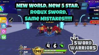 Sword Warriors Roblox World 12 Wukong Event 5 Star Golden Cudgel Sword Part 1