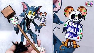 FNF Making Corrupted Tom & Jerry Sculpture Timelapse Learn With Pibby x FNF Friday Night Funkin