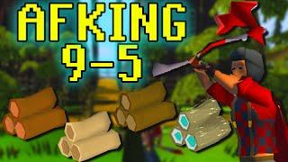 AFKing 9 to 5 2H Axes Felling Axes