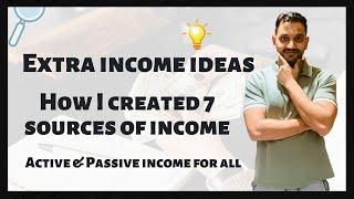 My 7 sources of Income  How you can create it  Hindi video  CA Arihant
