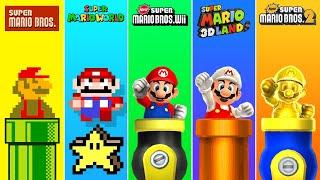 Evolution of Warp Zones in Super Mario Games 1985-2022