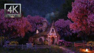 Spring Cottage Night Ambience Nature Sounds for Relaxation & Sleep Cricket Sounds Tinnitus Relief