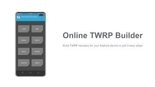 Hovateks TWRP Builder beta demo